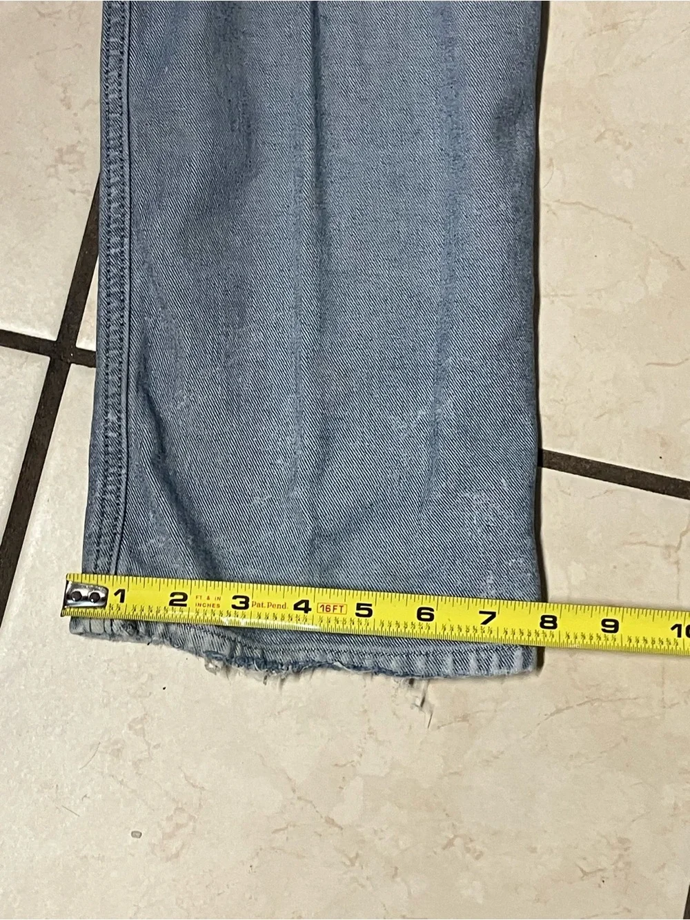 Levis Mens Jeans Size 32x30 Light Wash Paint Splatter Workwear Denim Y2K Straigh